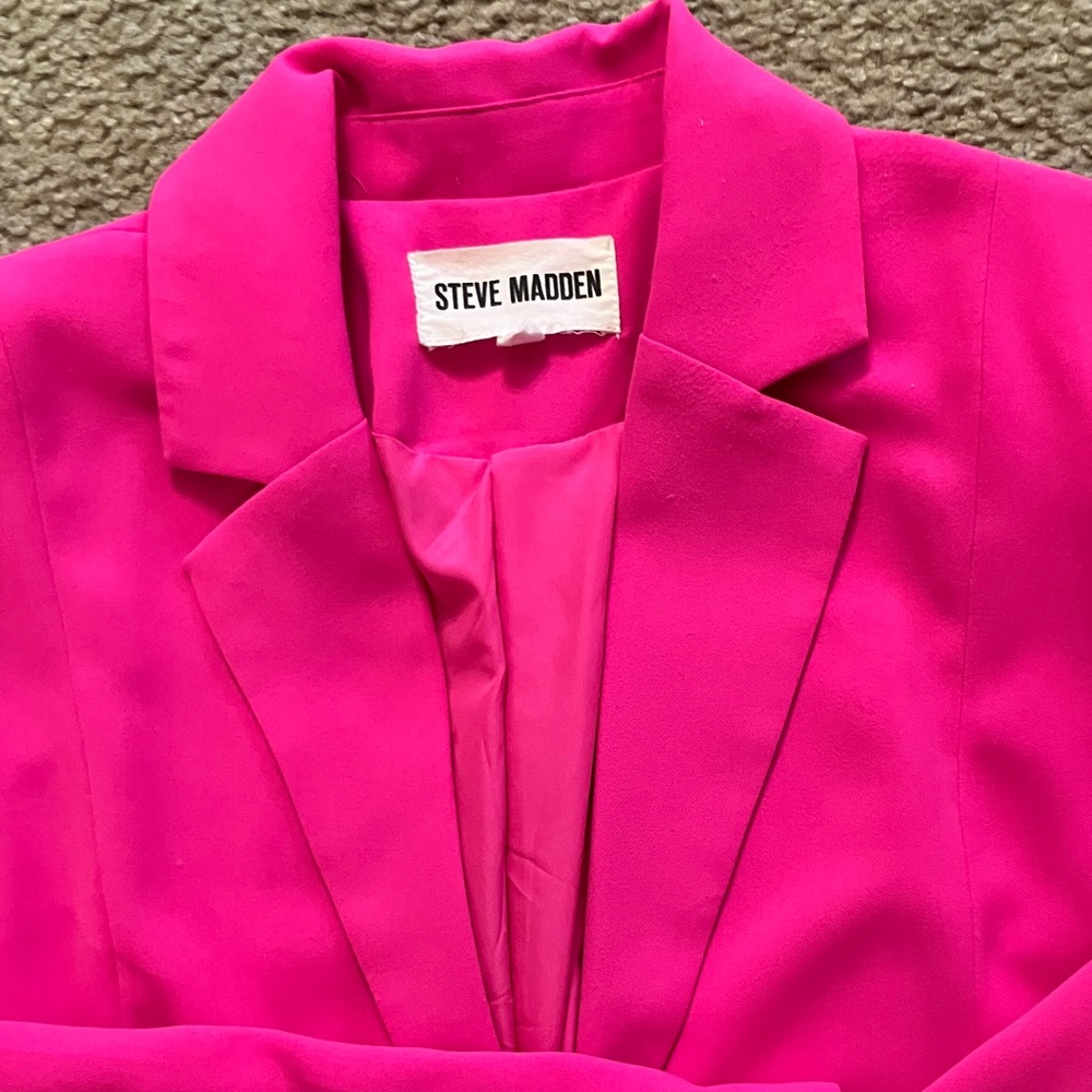 Steve Madden Neon Pink Women's Blazer - Picture 5 of 10